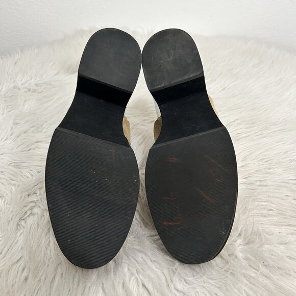 Eileen Fisher Mules Women’s Size 6.5 M Tan Leather Suede Hiya Slip On Platform - Picture 7 of 11